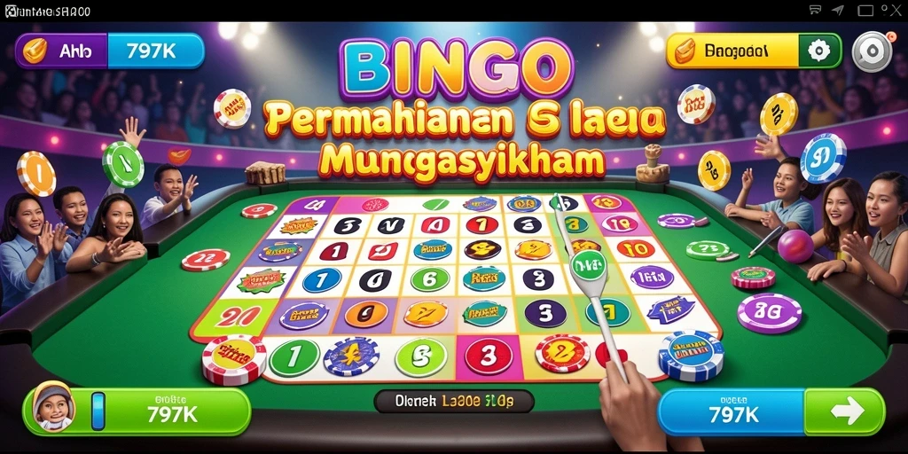Gameplay seru dalam permainan Bingo 797K yang menegangkan.