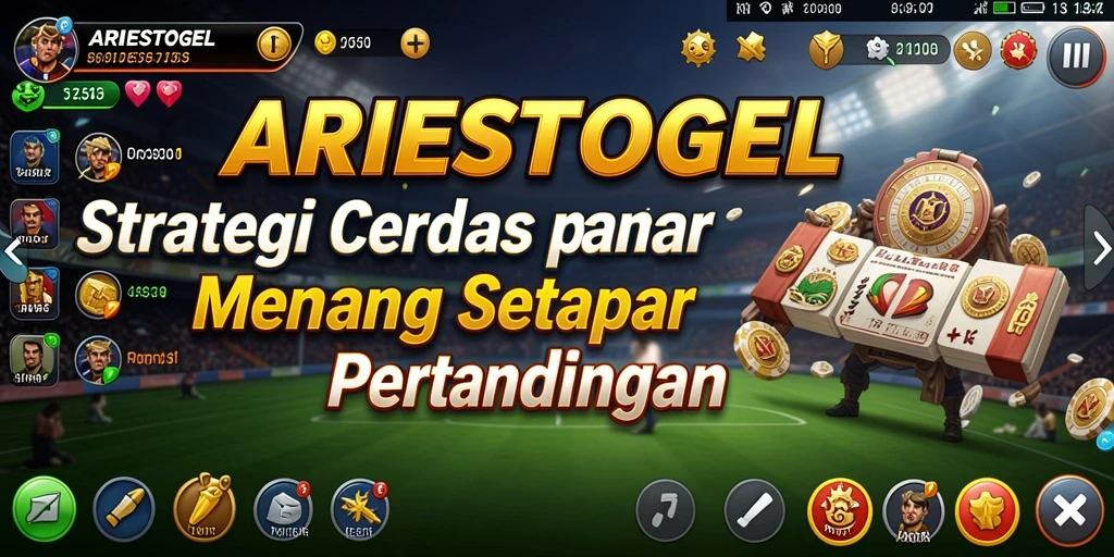 Tampilan gameplay ARIESTOGEL yang menampilkan strategi kemenangan.