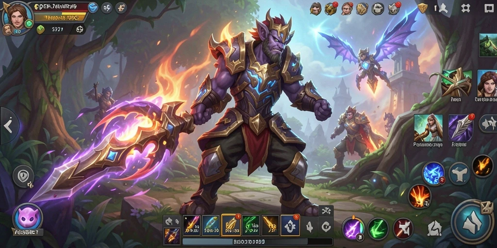 Tampilan gameplay ARPG dengan aksi mendebarkan dan grafis menakjubkan.