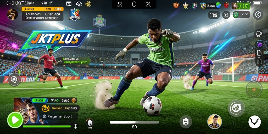 Tampilan menarik dari gameplay JKTPLUS yang interaktif.