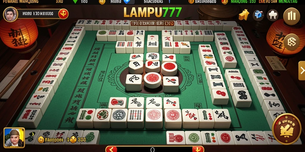 Tangkapan layar menunjukkan gameplay menarik dari LAMPU777.