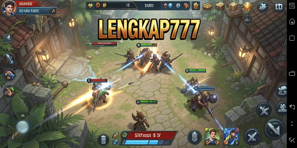 Tampilan gameplay seru dalam LENGKAP777 dengan strategi yang mendalam.