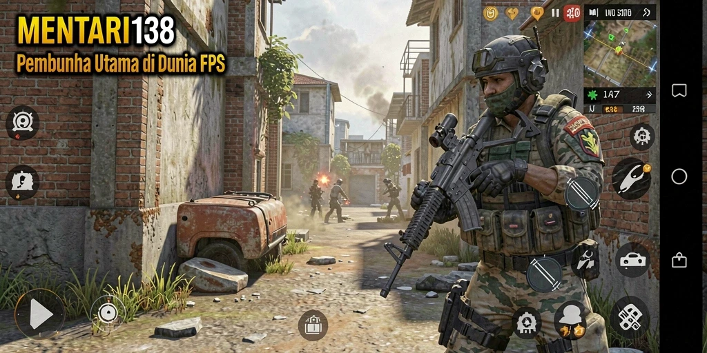 Gameplay MENTARI138 yang seru dengan aksi tembak-menembak.
