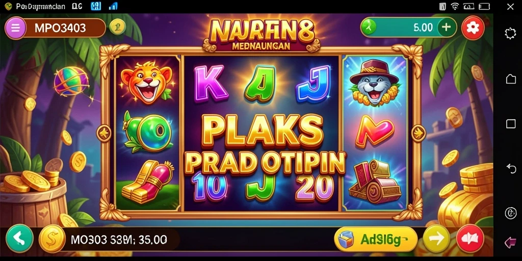 Screenshot MPO303 menunjukkan gameplay Slot yang seru dan menantang.
