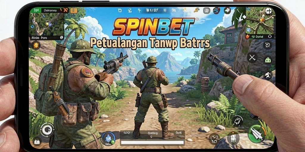 Screenshot SPINBET menampilkan perjalanan eksploratif di dunia terbuka.