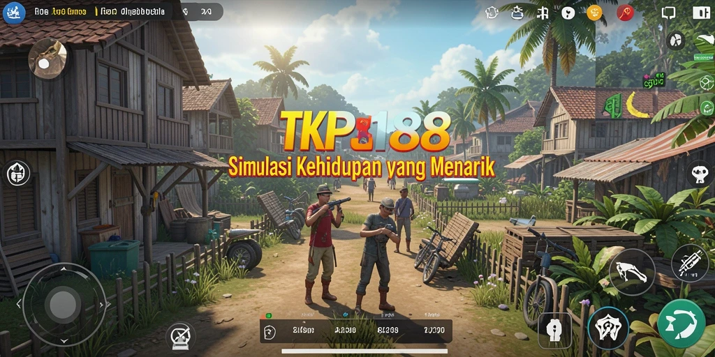 Tampilan gameplay menarik di dalam <strong>TKP188</strong> yang menunjukkan interaksi karakter.