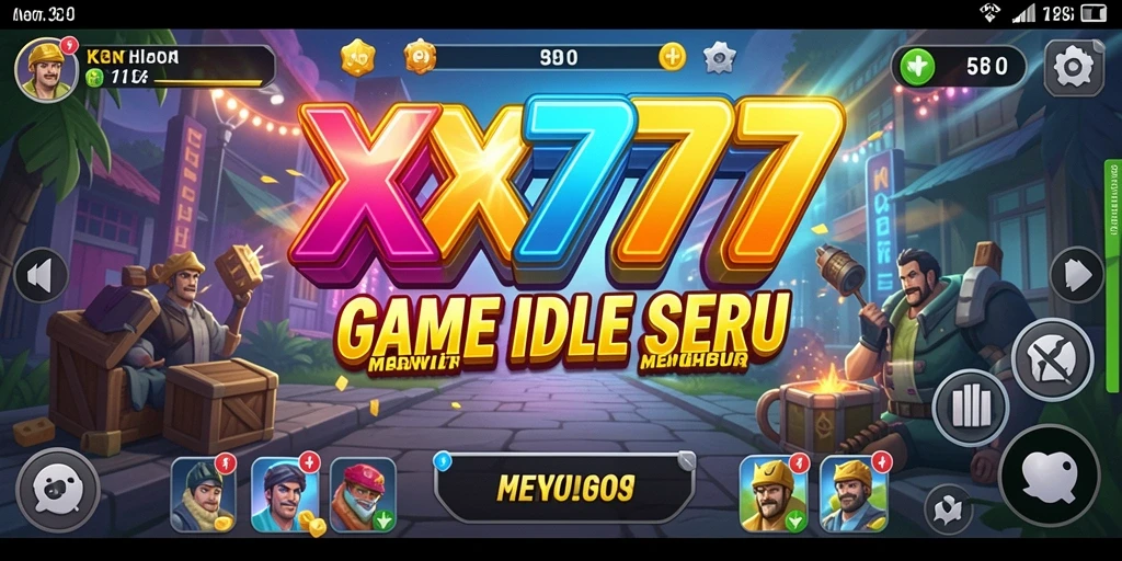 Tampilan gameplay seru dan karakter menarik di XXX777.