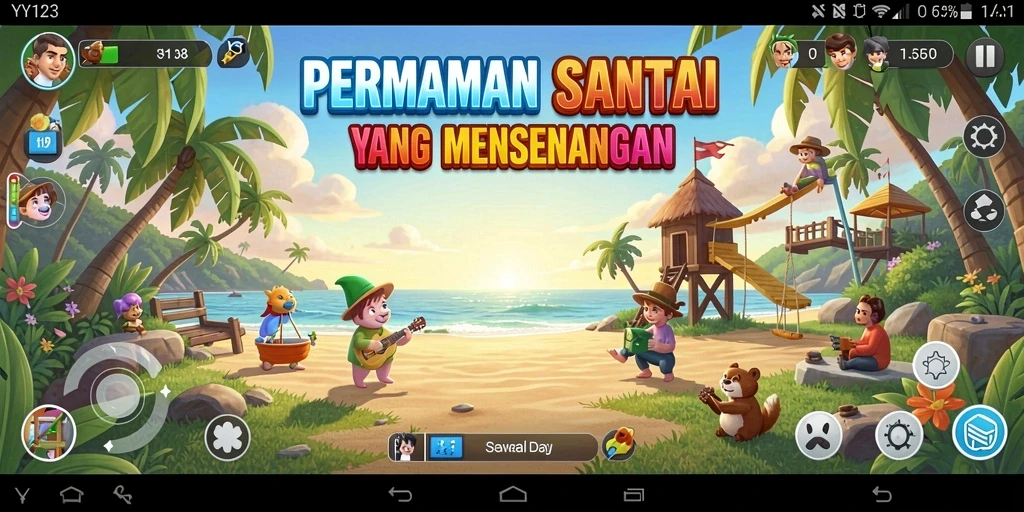 Gameplay menyenangkan di YY123 dengan tantangan yang seru.